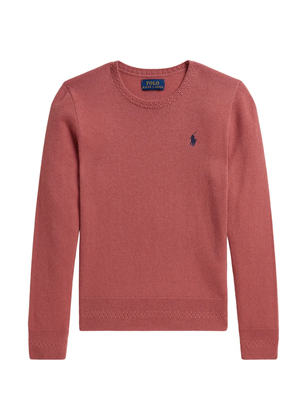 POLO RALPH LAUREN KIDS Maglione con ricamo - Rosso