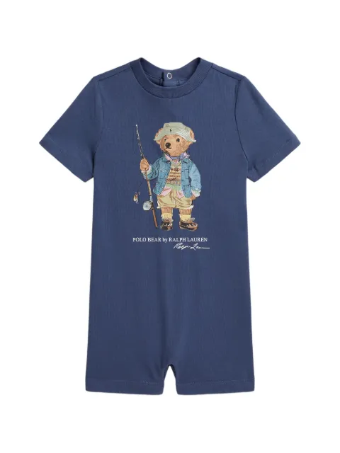 POLO RALPH LAUREN KIDS barboteuse Polo Bear en coton
