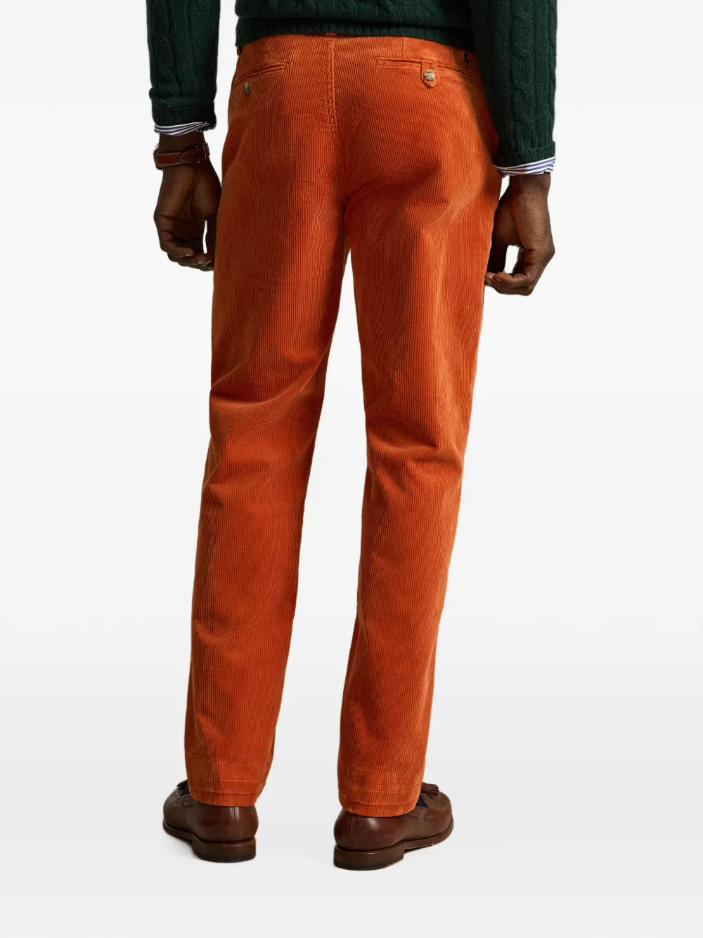 Polo Ralph Lauren Bedford Straight Fit ribfluwelen broek Oranje