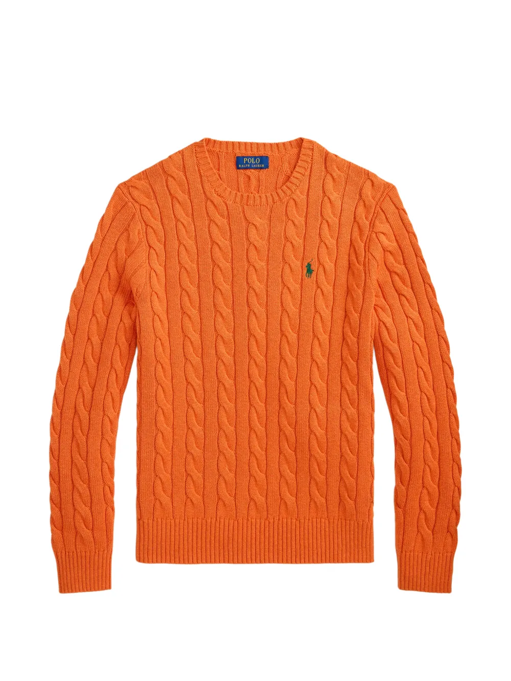 Polo Ralph Lauren Pullover mit Zopfmuster-Pony - Orange