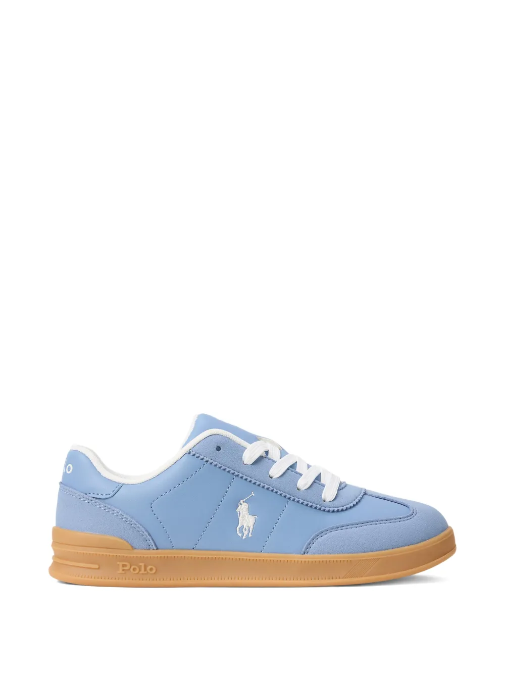 POLO RALPH LAUREN KIDS Hollis sneakers met geborduurde pony Blauw