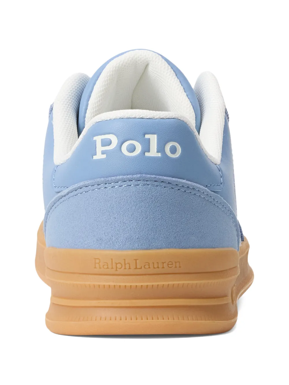 POLO RALPH LAUREN KIDS Hollis sneakers met geborduurde pony Blauw