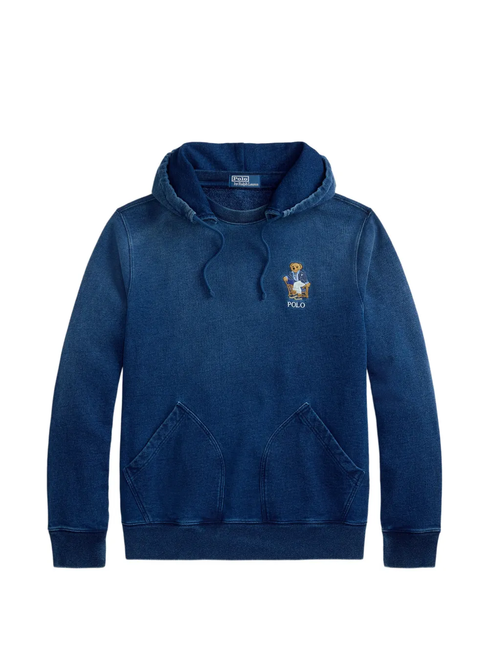 Polo Ralph Lauren Felpa con cappuccio e logo - Blu