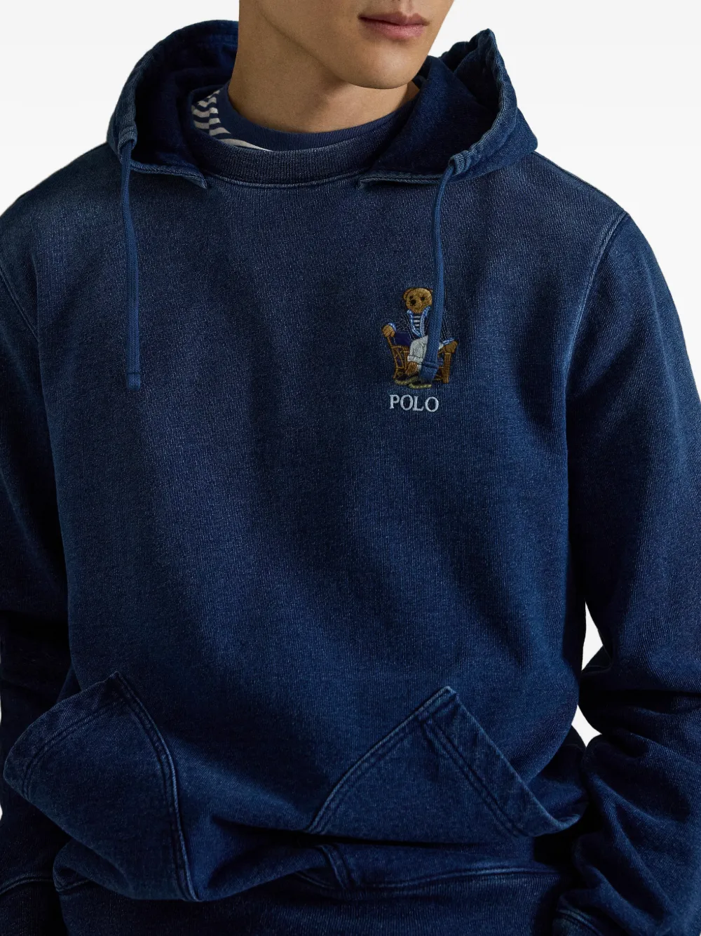 Polo Ralph Lauren Hoodie met geborduurd logo Blauw