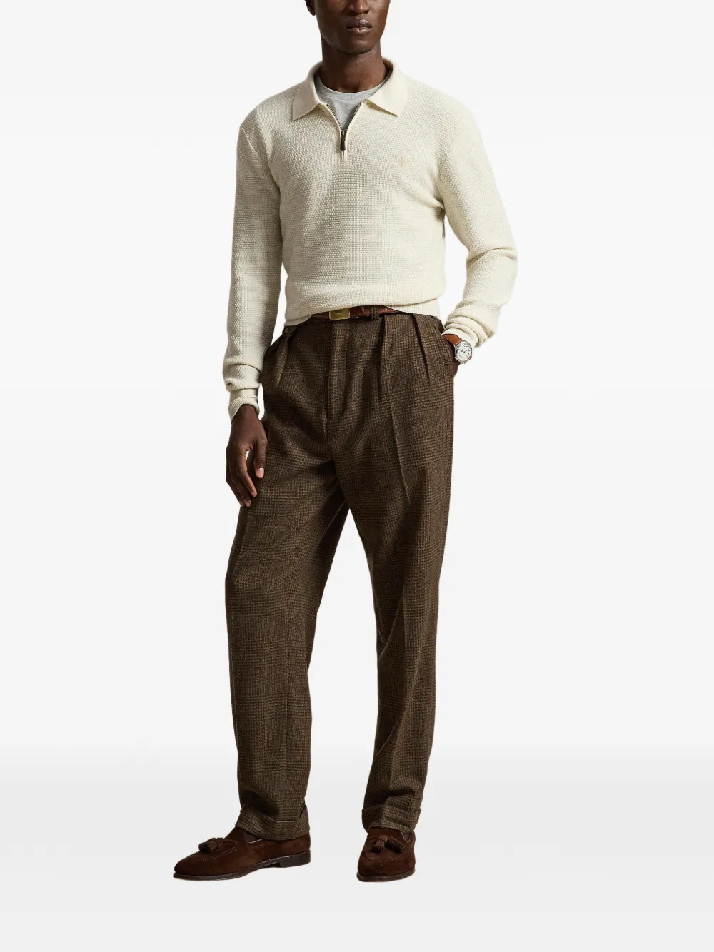 Polo Ralph Lauren Wollen trui met polokraag Beige