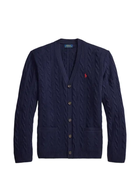 Polo Ralph Lauren cable-knit V-neck cardigan