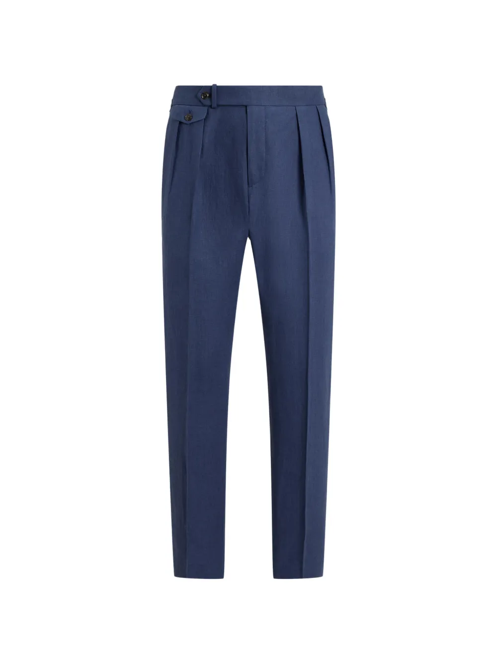 Polo Ralph Lauren Pantaloni in lino con pieghe - Blu