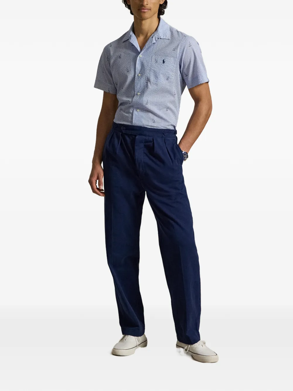 Polo Ralph Lauren Gestreept overhemd Blauw