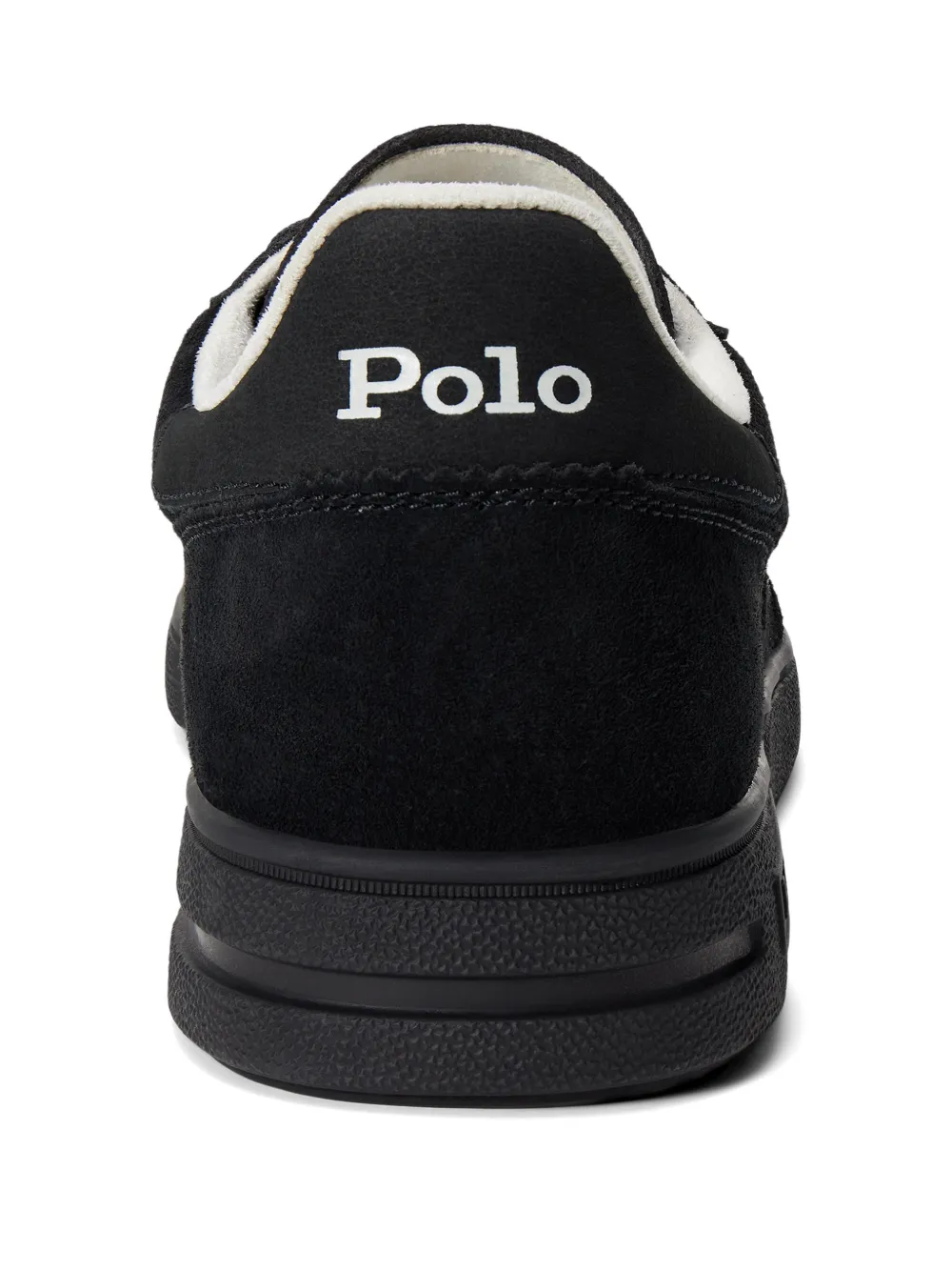 Polo Ralph Lauren Bedford suède sneakers Zwart