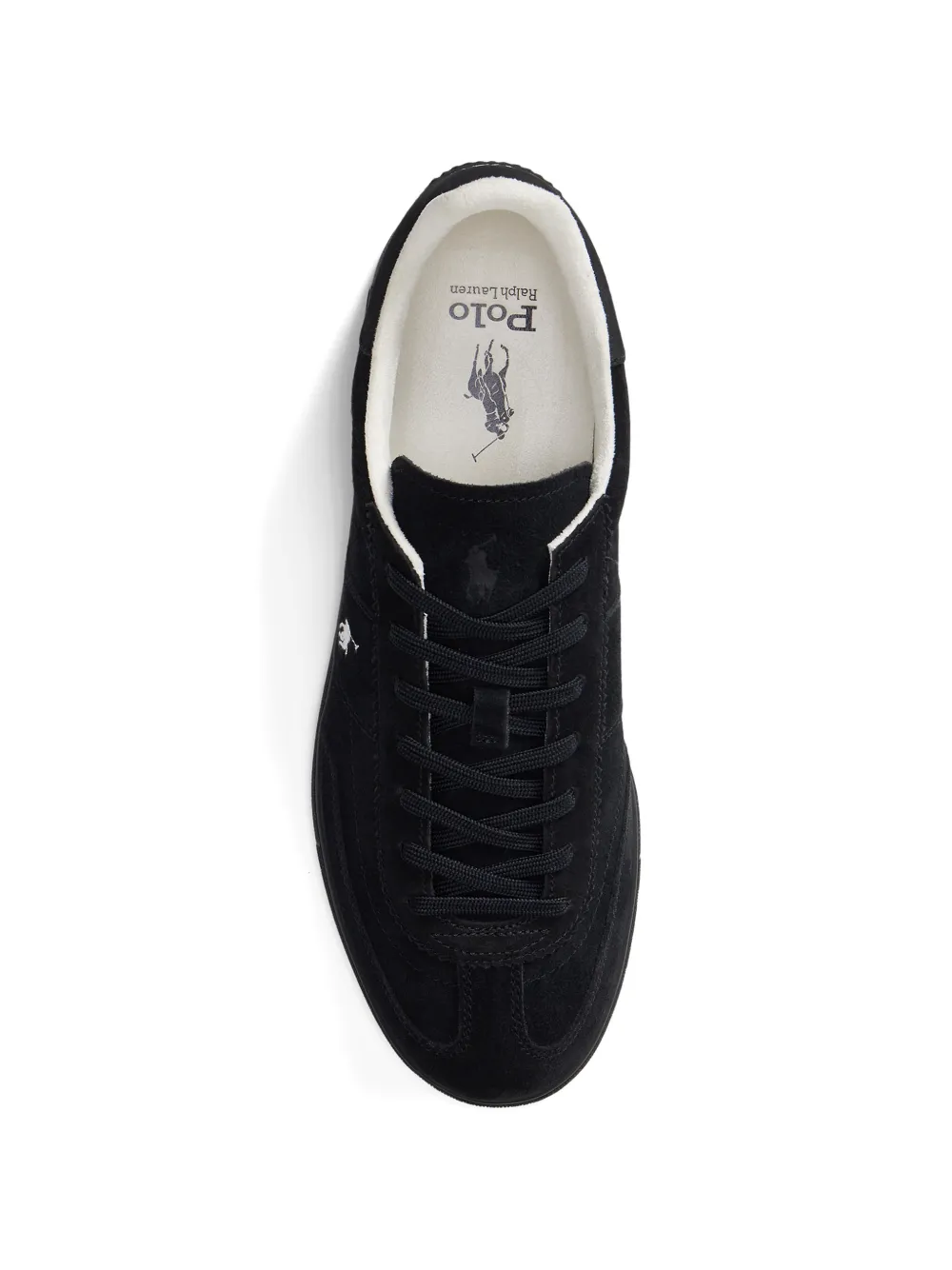 Polo Ralph Lauren Bedford suède sneakers Zwart