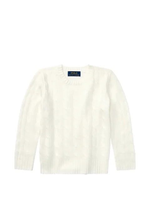 POLO RALPH LAUREN KIDS 케이블 니트 크루넥 스웨터