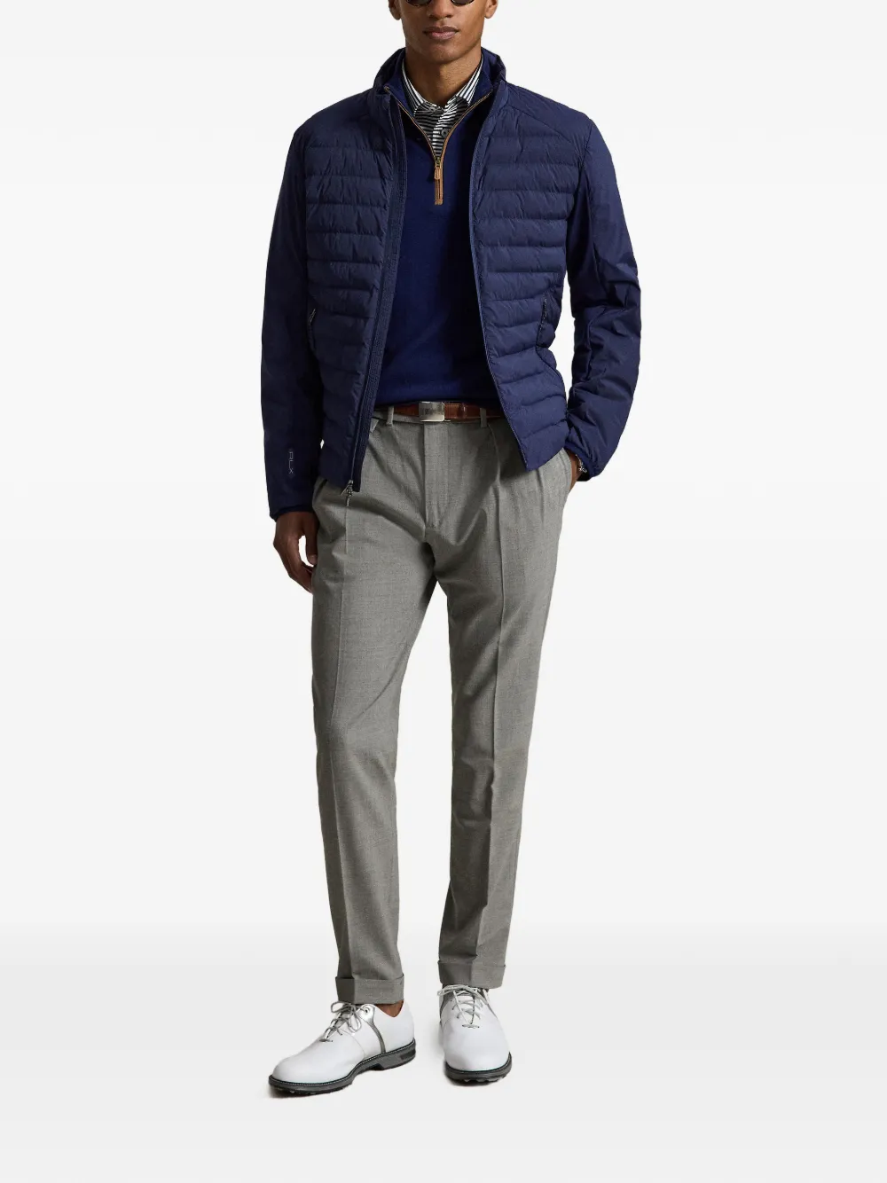 RLX Ralph Lauren ジップアップ パデッドジャケット | ブルー