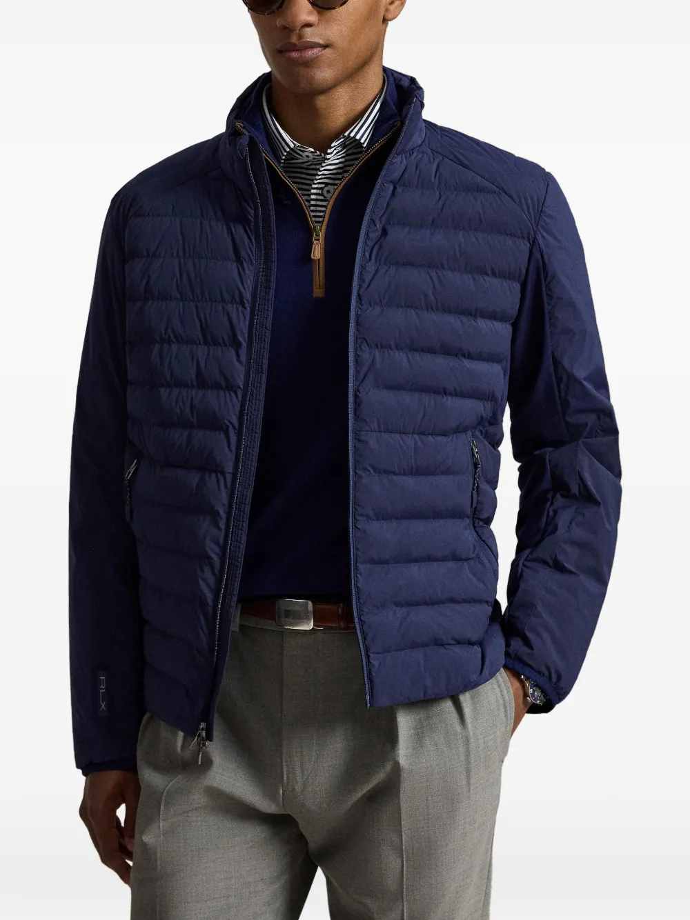 RLX Ralph Lauren ジップアップ パデッドジャケット | ブルー