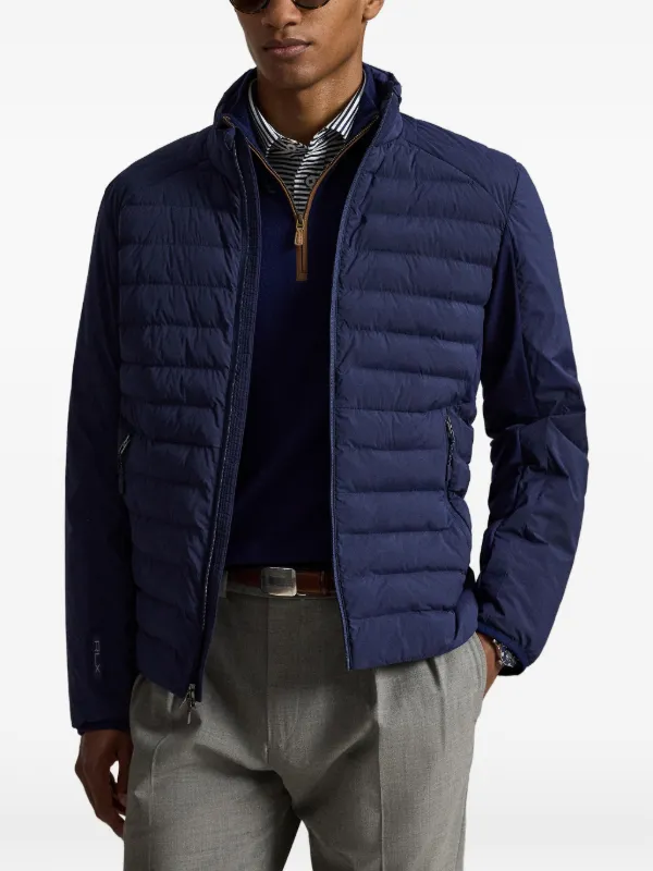 RLX Ralph Lauren ジップアップ パデッドジャケット | ブルー