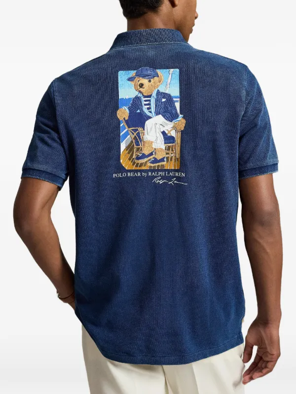 Polo Ralph Lauren ポロベア ポロシャツ | ブルー | FARFETCH JP