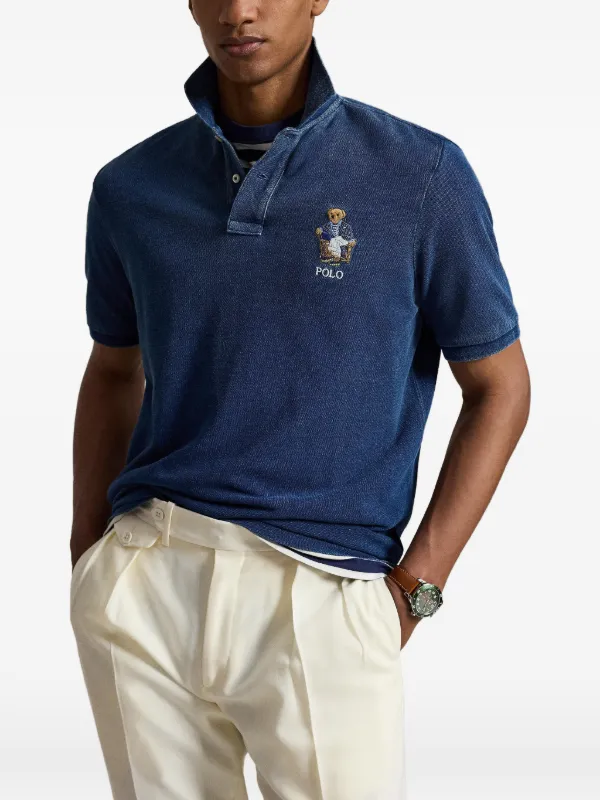 Polo Ralph Lauren ポロベア ポロシャツ | ブルー | FARFETCH JP
