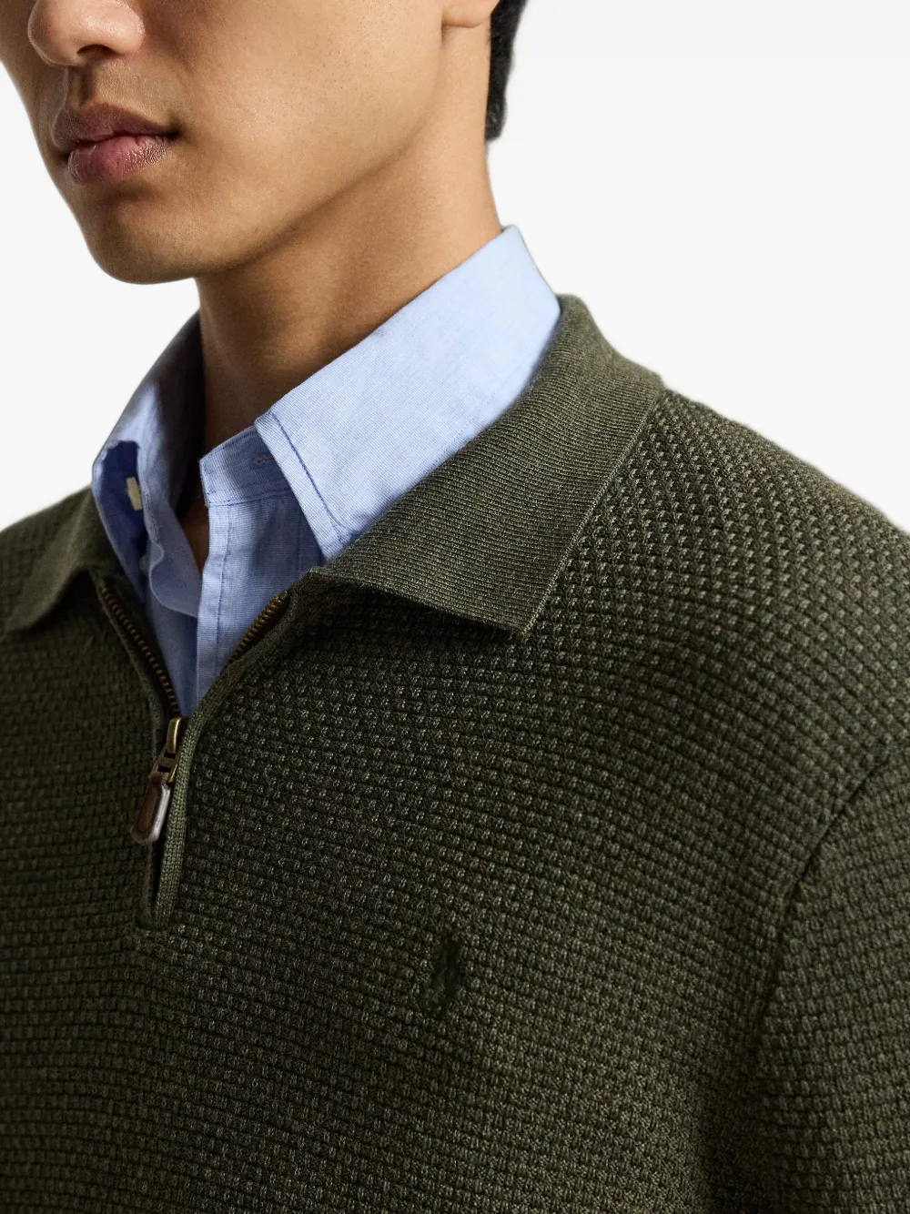 Polo Ralph Lauren Wollen trui met polokraag Groen