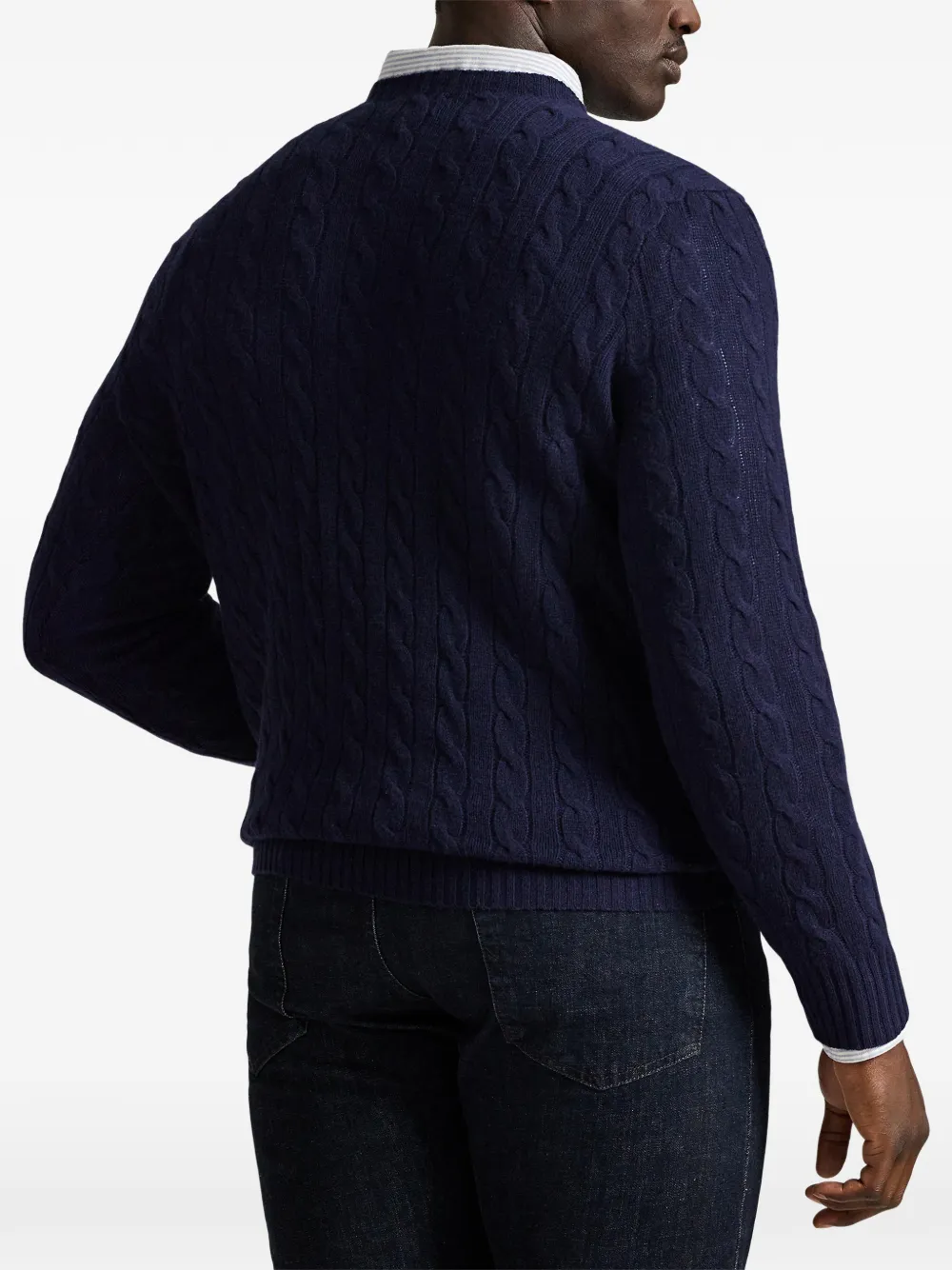 Polo Ralph Lauren Kabelgebreide trui Blauw