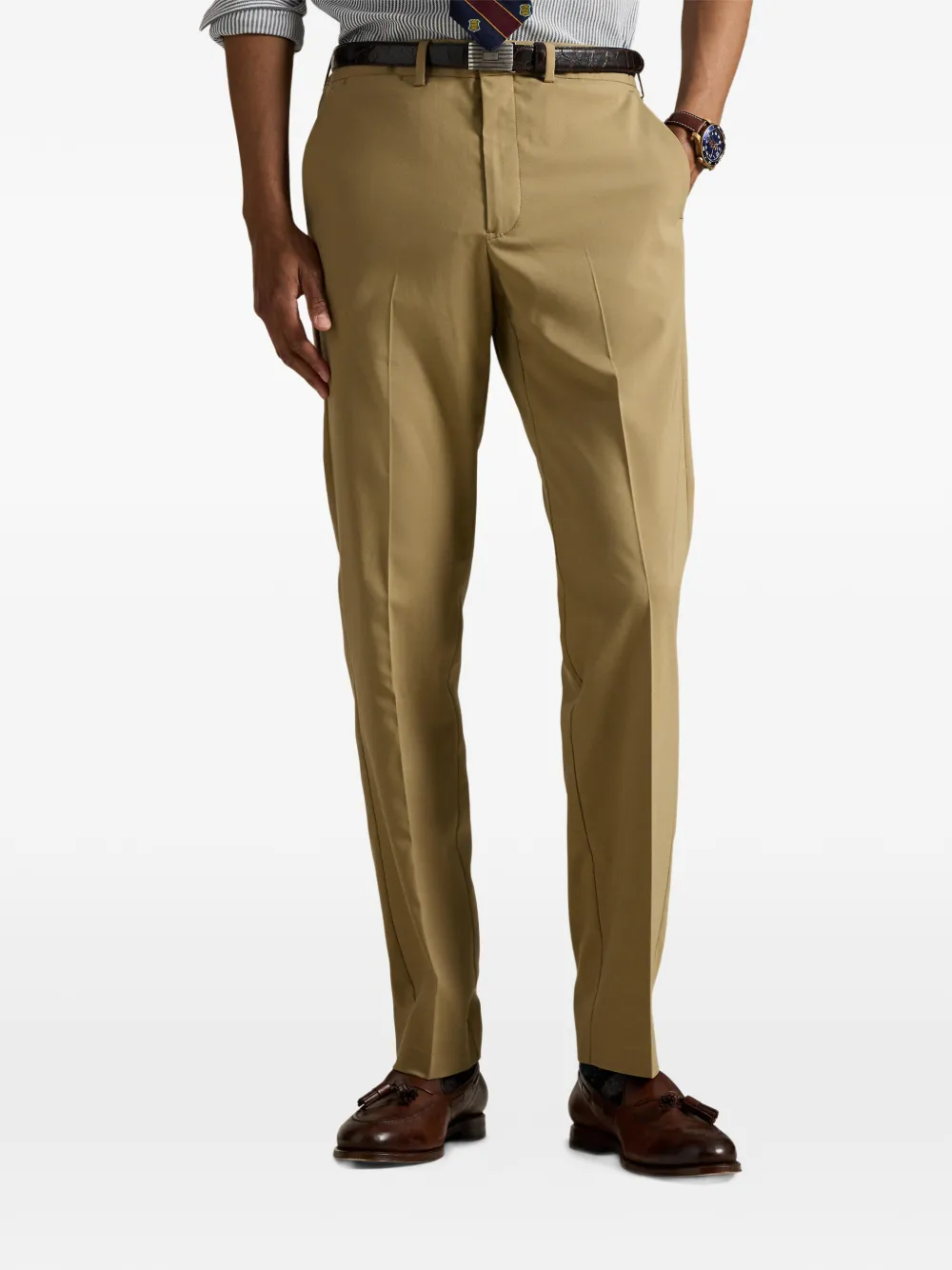 Polo Ralph Lauren Geplooide pantalon Bruin