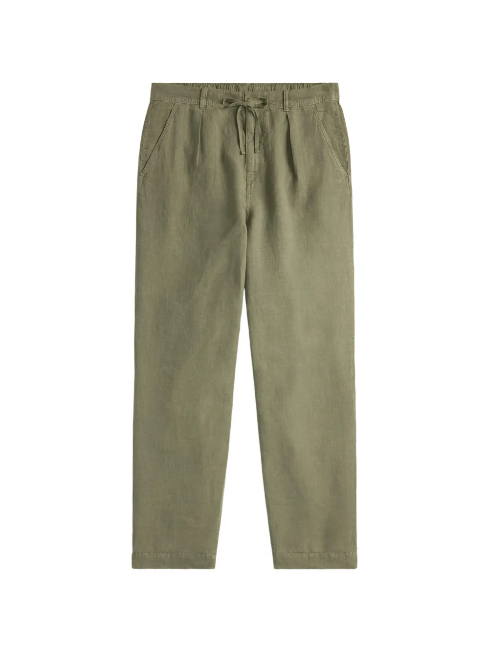 Polo Ralph Lauren Leinenhose mit Bundfalten - Grün