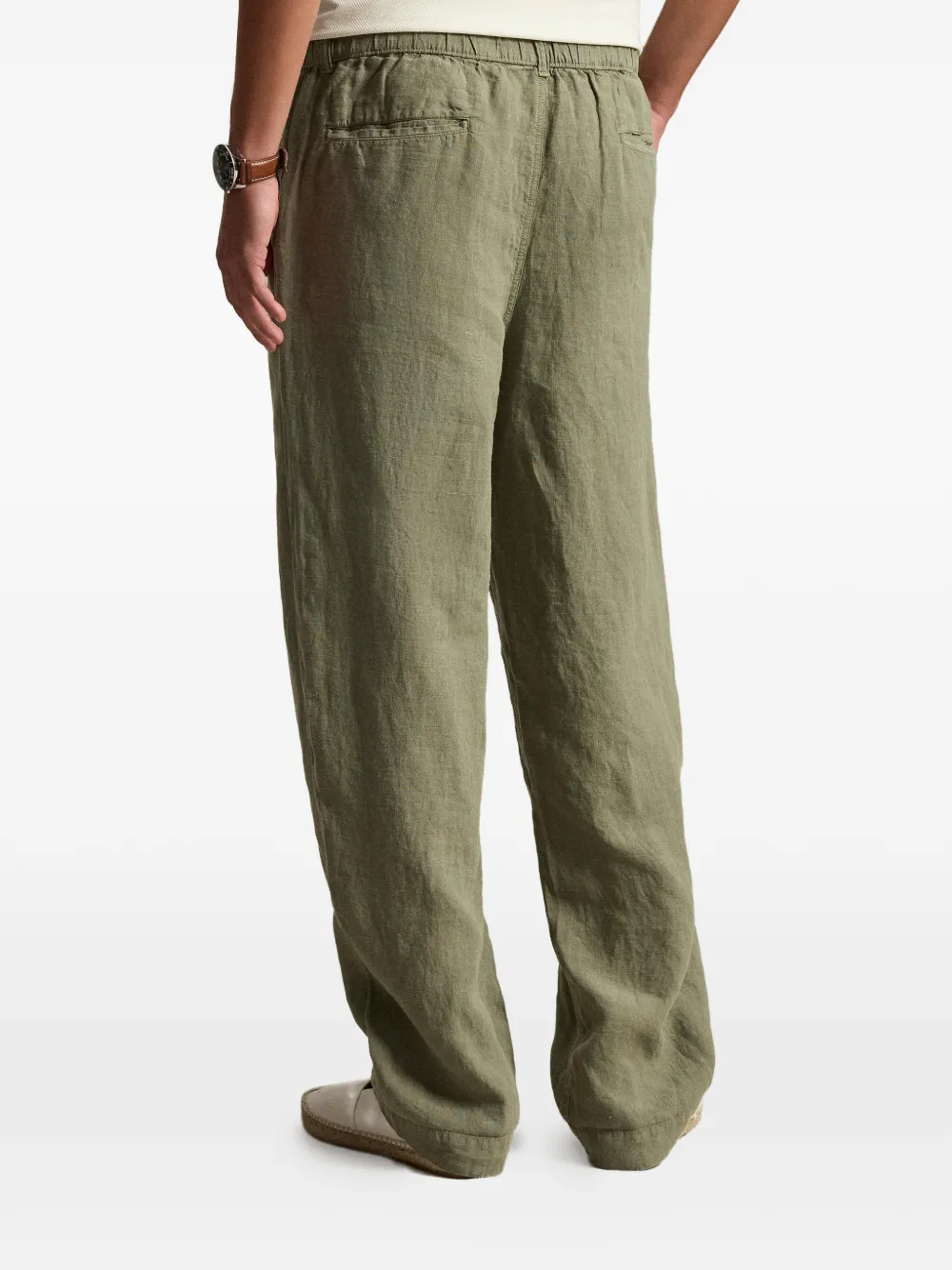 Polo Ralph Lauren Linnen plooibroek Groen