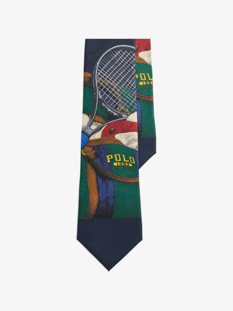 Polo Ralph Lauren Seidenkrawatte mit Tennis-Print