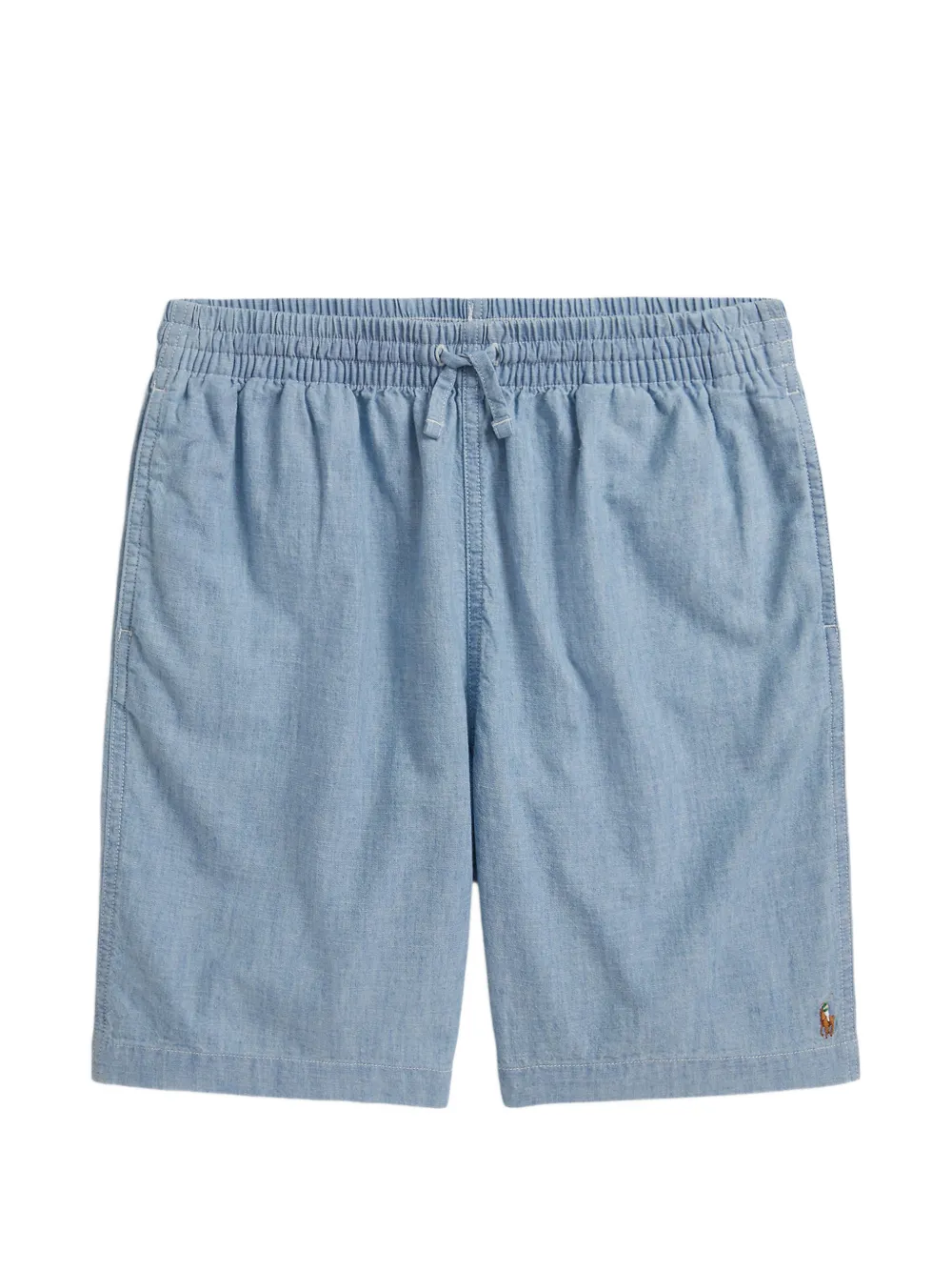POLO RALPH LAUREN KIDS Shorts con logo ricamato - Blu