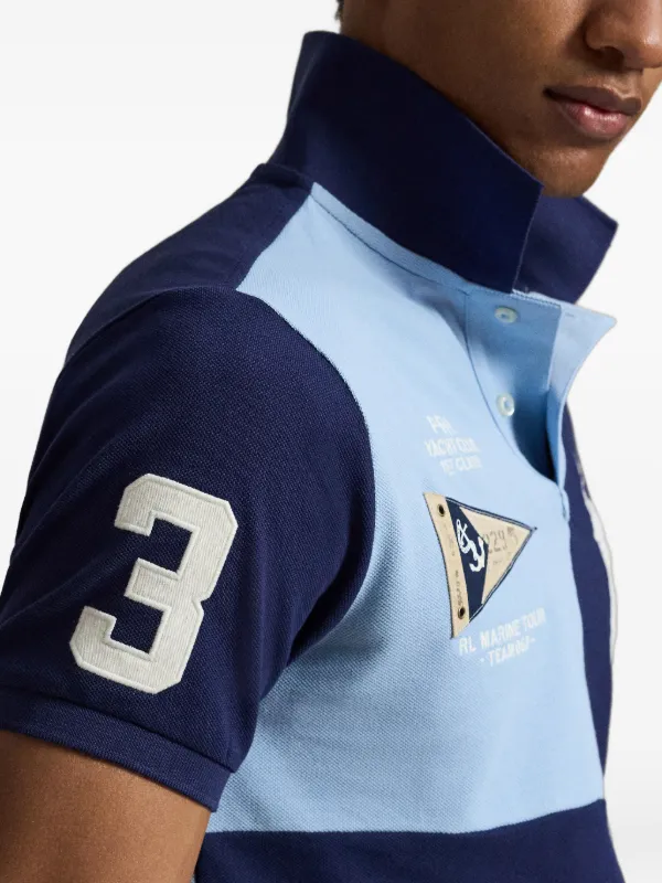 Polo Ralph Lauren Camisa Polo Big Pony Color Block | Azul