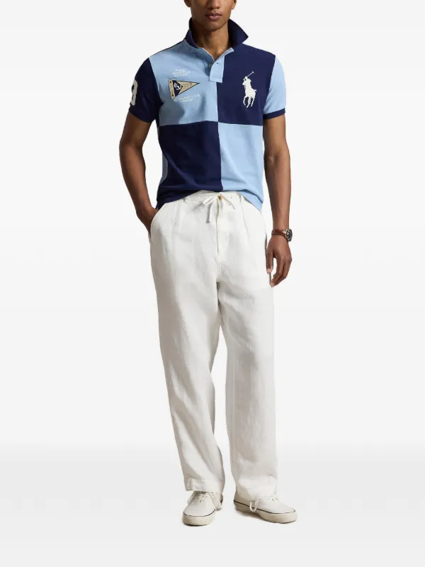 Polo Ralph Lauren Camisa Polo Big Pony Color Block | Azul