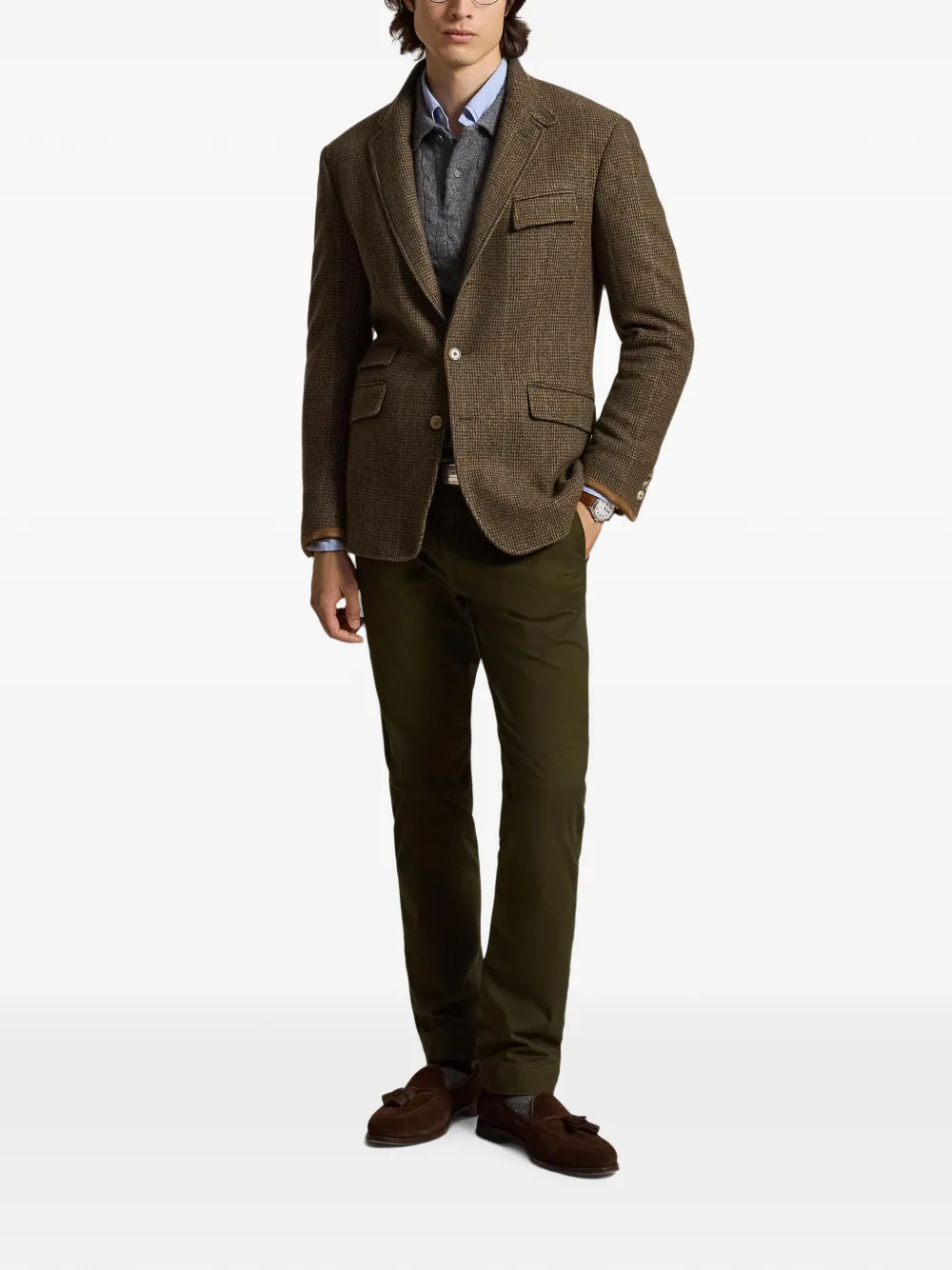 Polo Ralph Lauren Greenwich Slim Fit stretch chino Groen