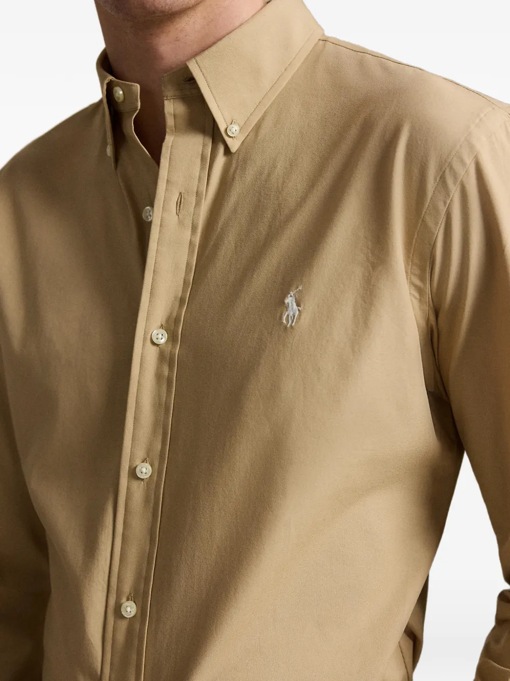Polo Ralph Lauren Stretch overhemd Beige