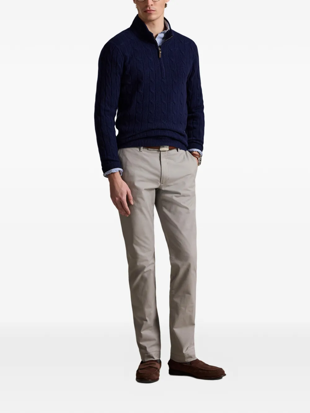 Polo Ralph Lauren Greenwich slim-fit broek Beige