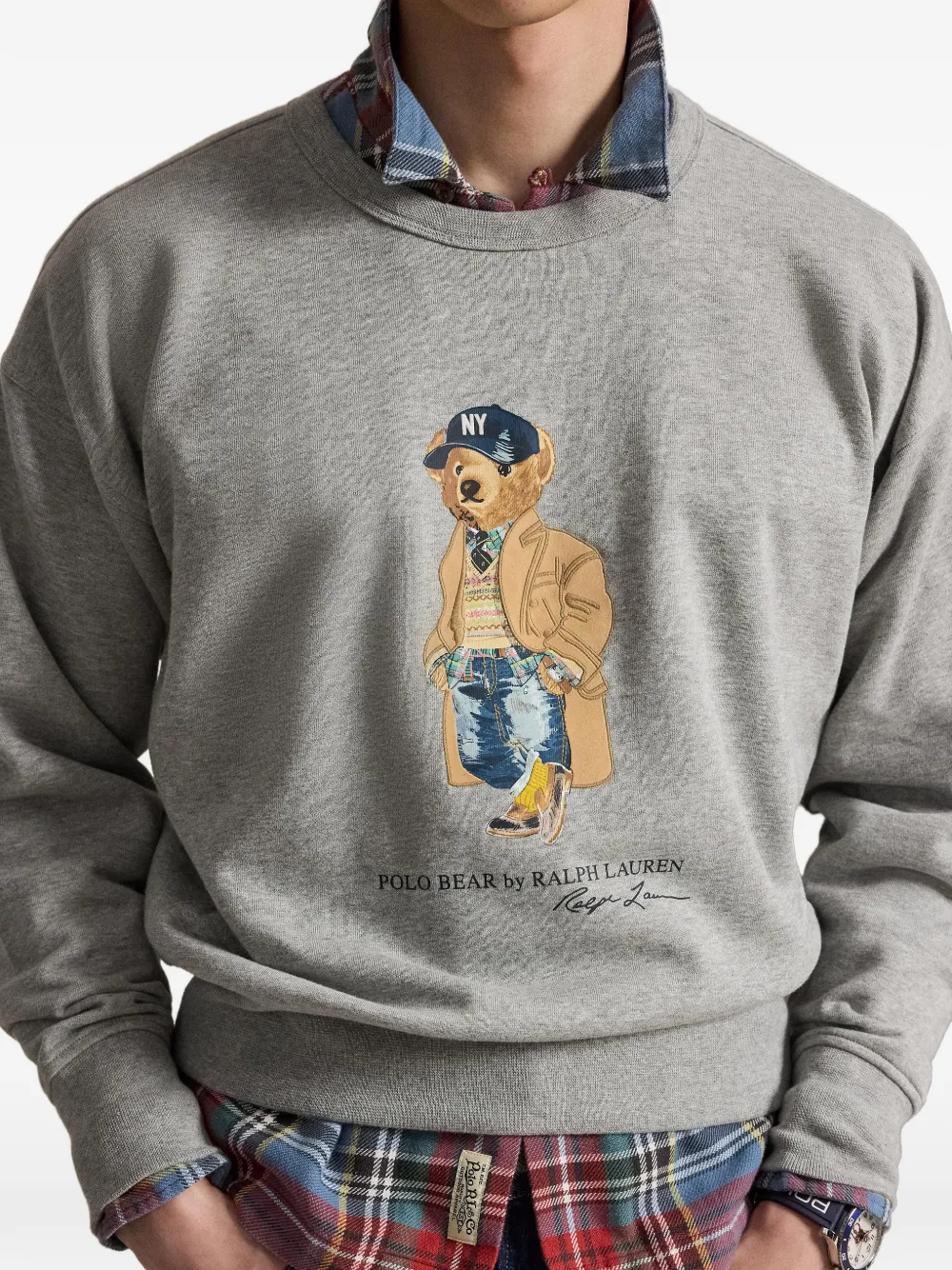 Polo Ralph Lauren Polo Bear trui met grafische print Grijs