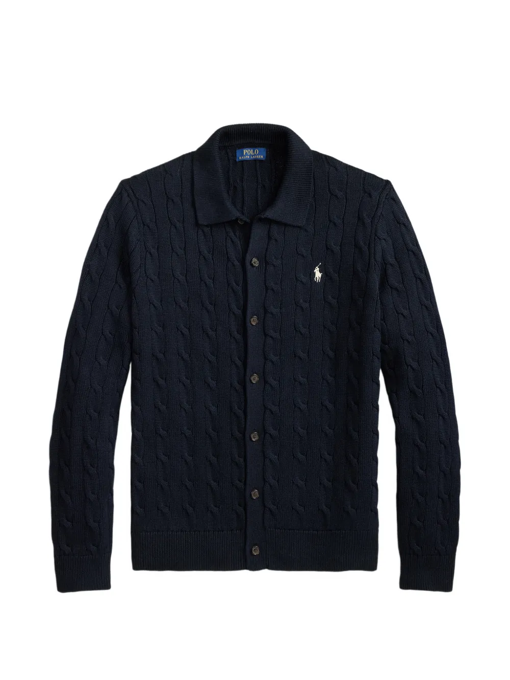 Polo Ralph Lauren Cardigan con ricamo - Blu
