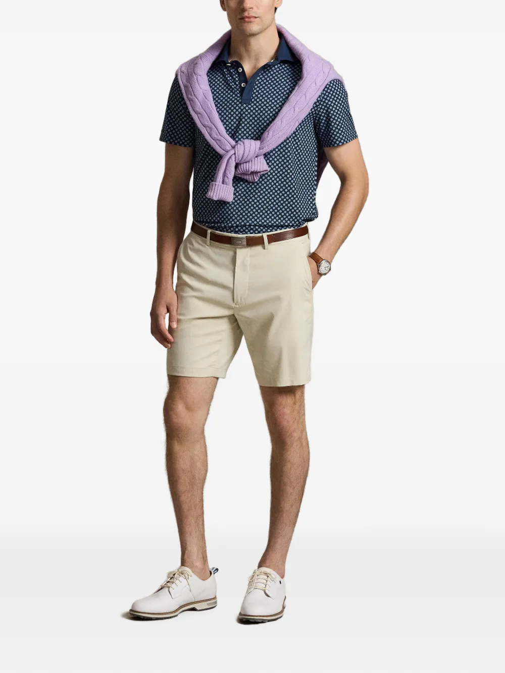 RLX Ralph Lauren Poloshirt met geometrische print Blauw