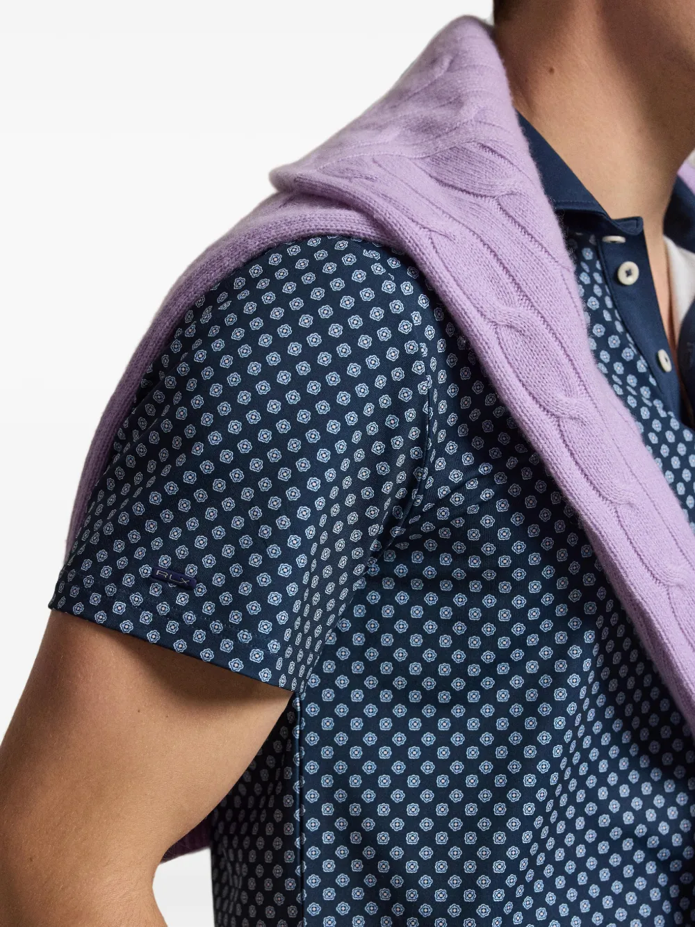 RLX Ralph Lauren Poloshirt met geometrische print Blauw