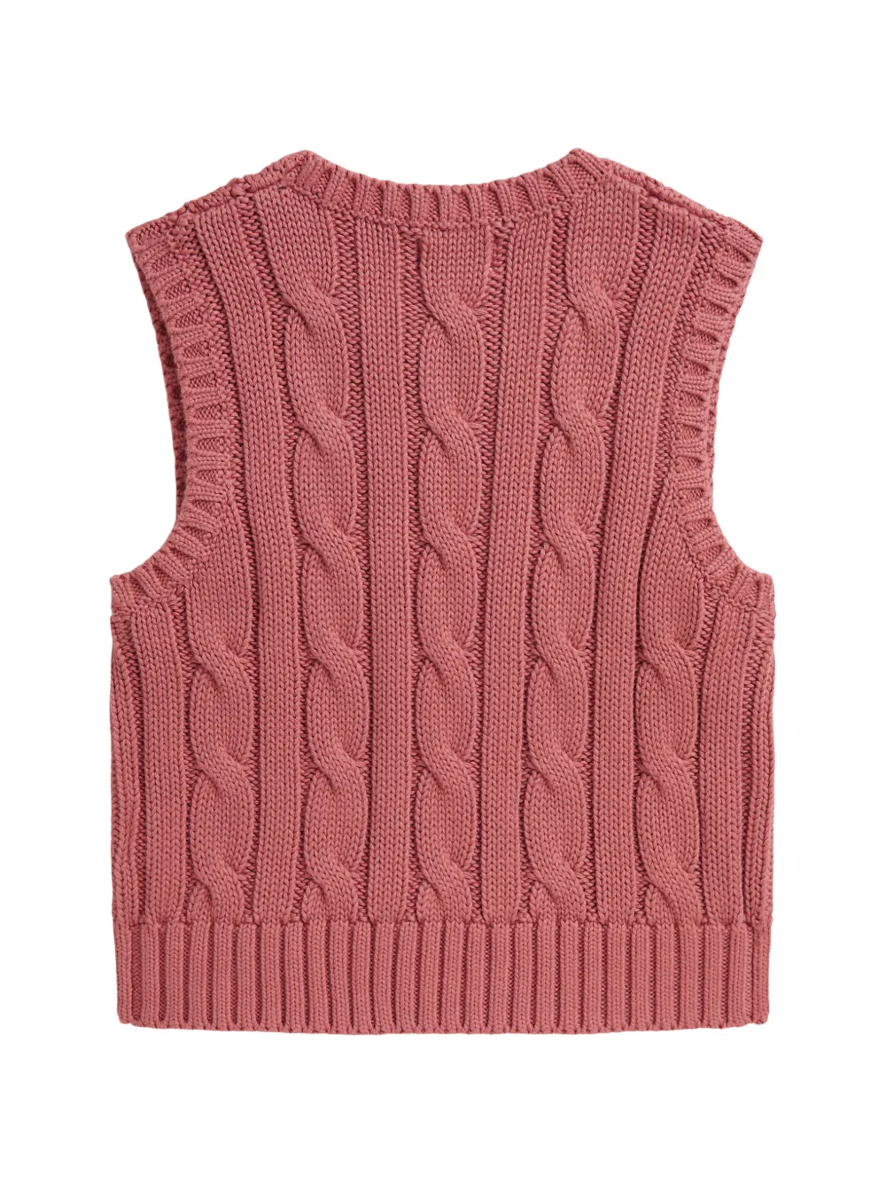 POLO RALPH LAUREN KIDS Kabelgebreide top Roze