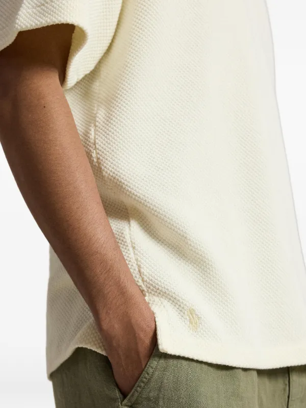 Polo Ralph Lauren Textured Polo Shirt | Neutrals | FARFETCH AZ