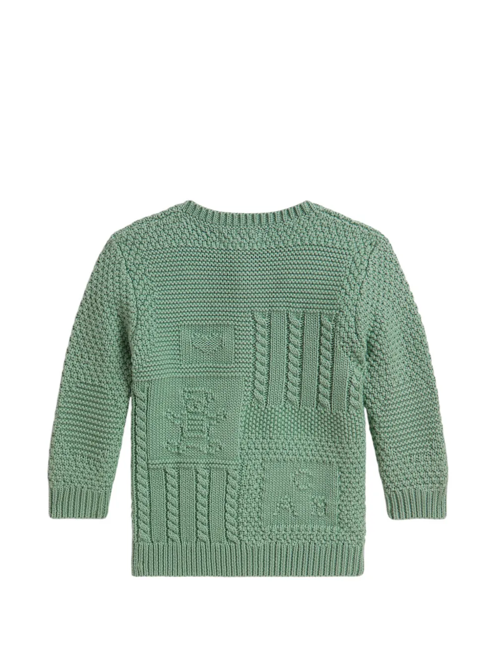 POLO RALPH LAUREN KIDS Intarsia vest Groen