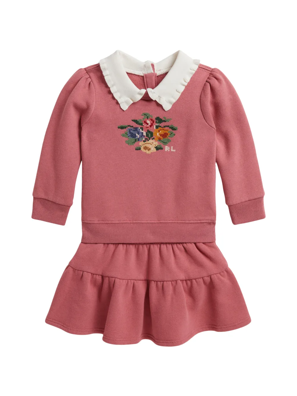 POLO RALPH LAUREN KIDS Set gonna con ricamo - Rosa