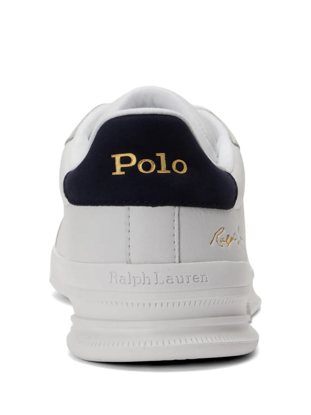 Polo Ralph Lauren Leren sneakers Wit