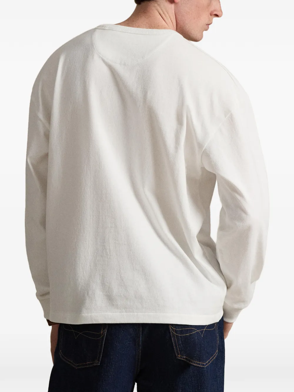Polo Ralph Lauren Sweater met geborduurd logo Wit