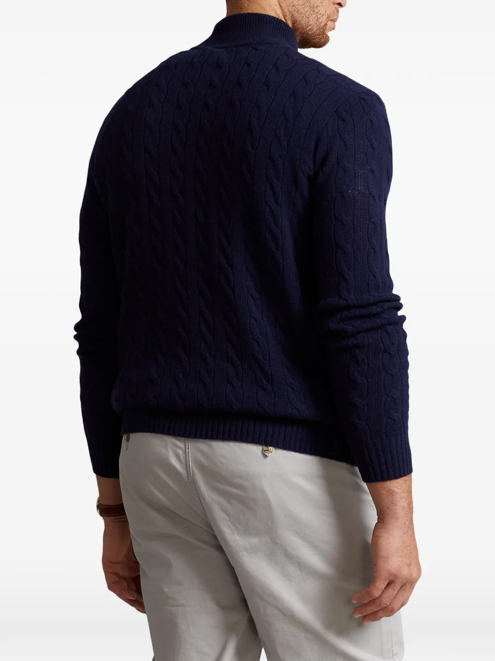 Polo Ralph Lauren Kabelgebreide trui Blauw