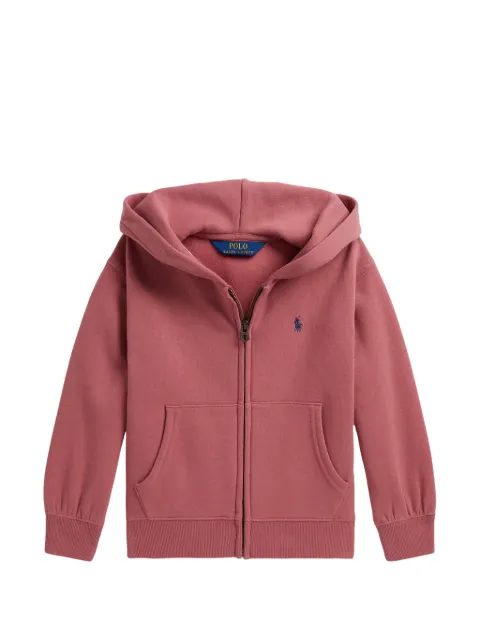 POLO RALPH LAUREN KIDS Pony zip-up hoodie