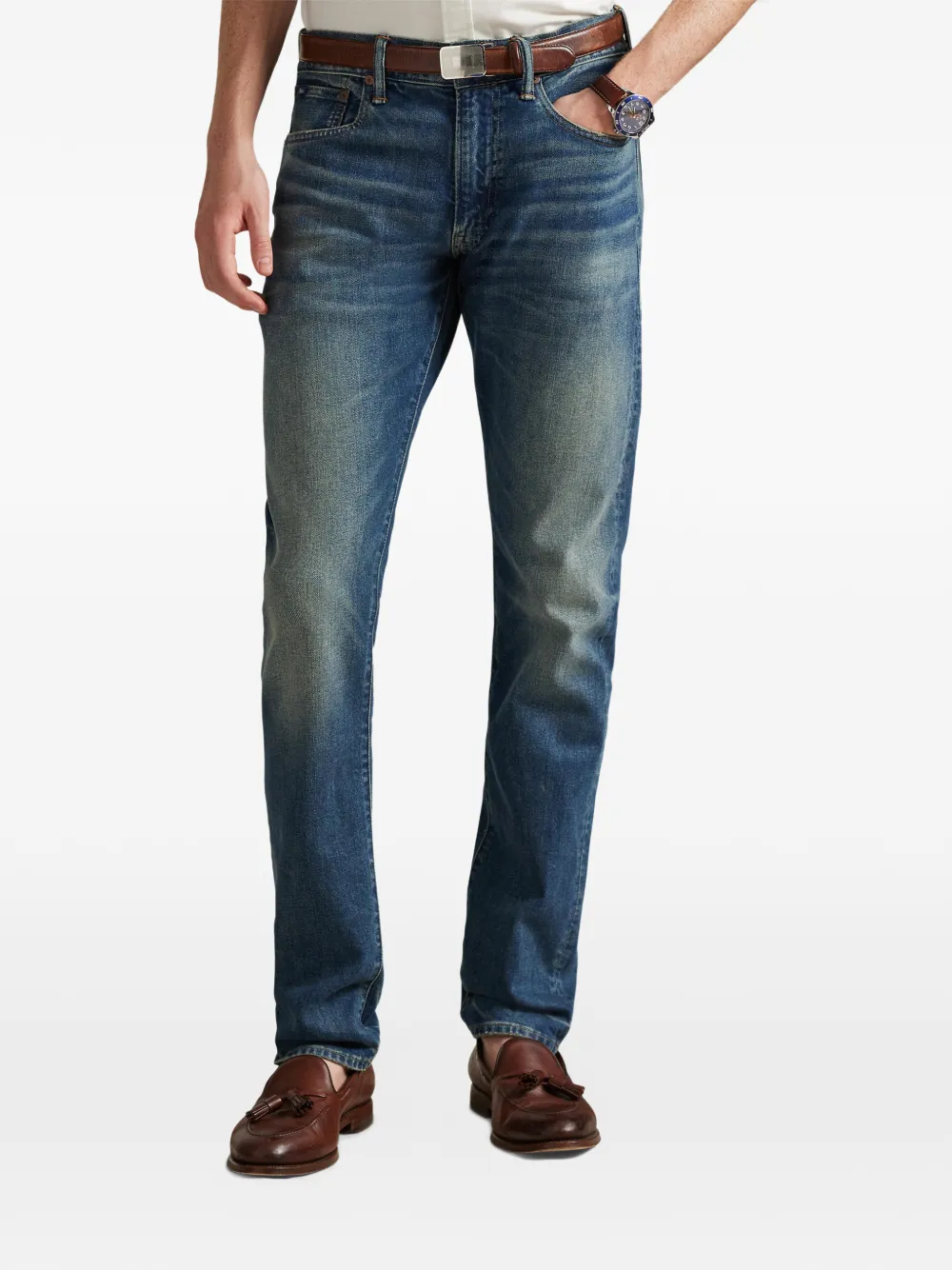 Polo Ralph Lauren Sullivan slim-fit jeans Blauw
