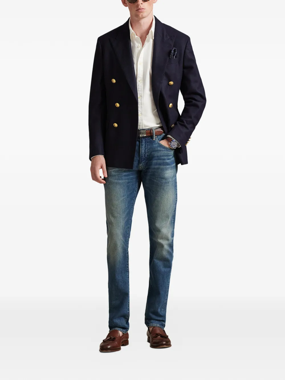 Polo Ralph Lauren Sullivan slim-fit jeans Blauw