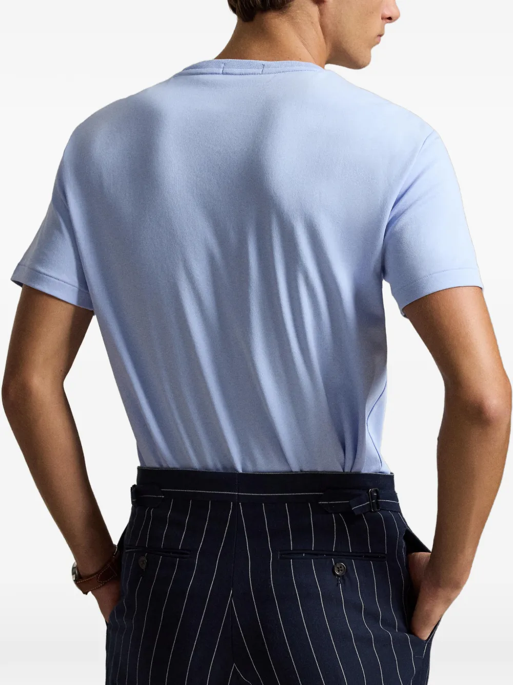Polo Ralph Lauren T-shirt met geborduurd logo Blauw