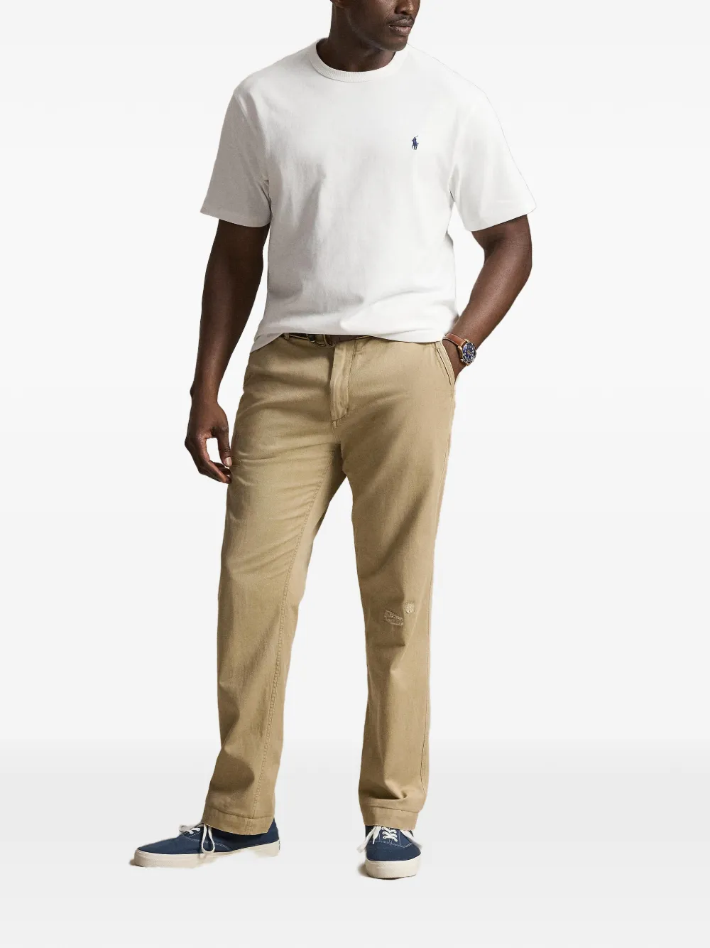 Polo Ralph Lauren T-shirt met geborduurd logo Wit