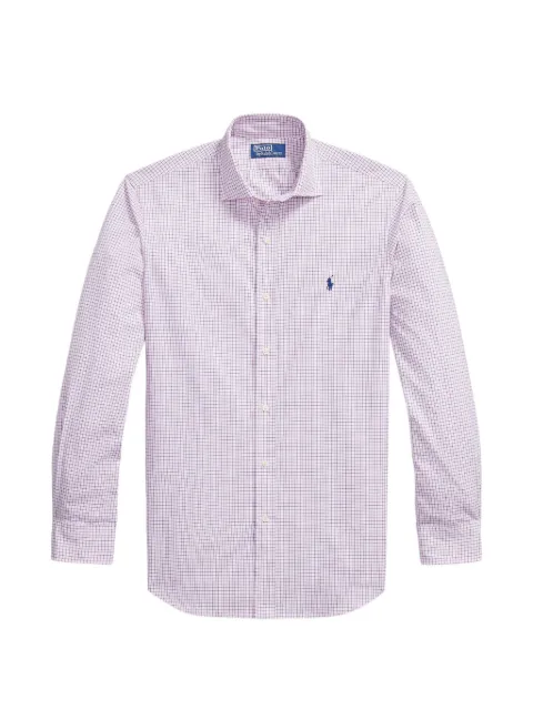 Polo Ralph Lauren custom-fit checked poplin shirt