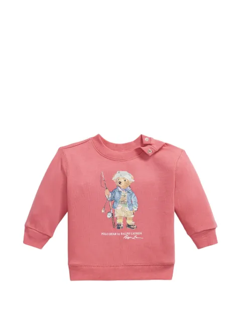 POLO RALPH LAUREN KIDS sweat à motif Polo Bear